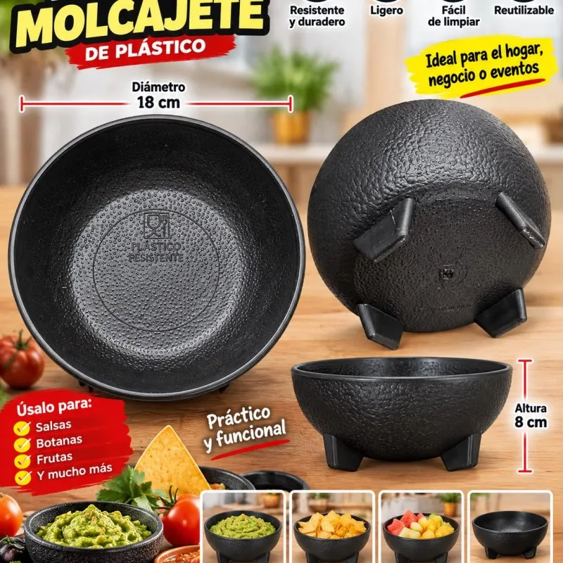 PLATO MOLCAJETE 850ML