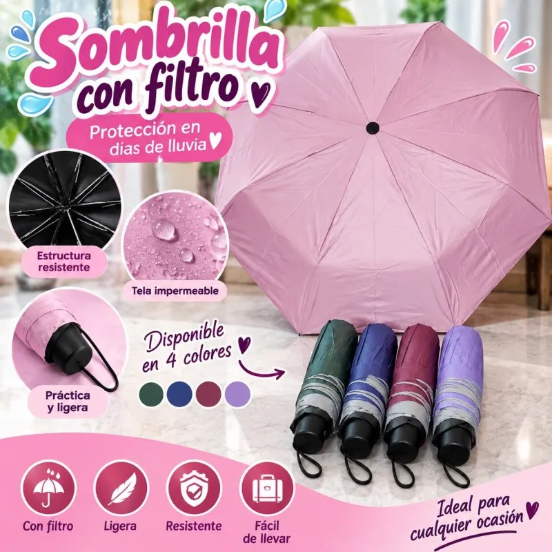 SOMBRILLA CON FILTRO