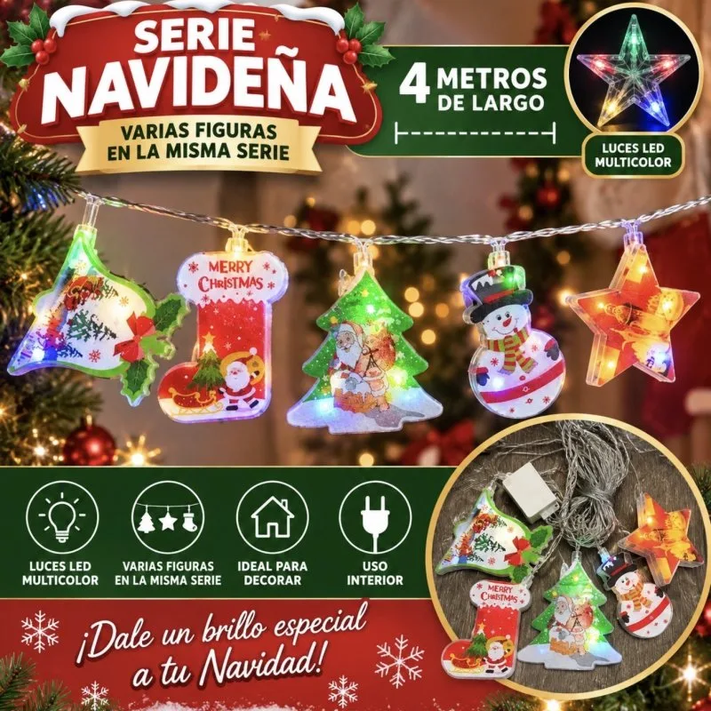 SERIE NAVIDEÑA FIGURAS 4 METROS