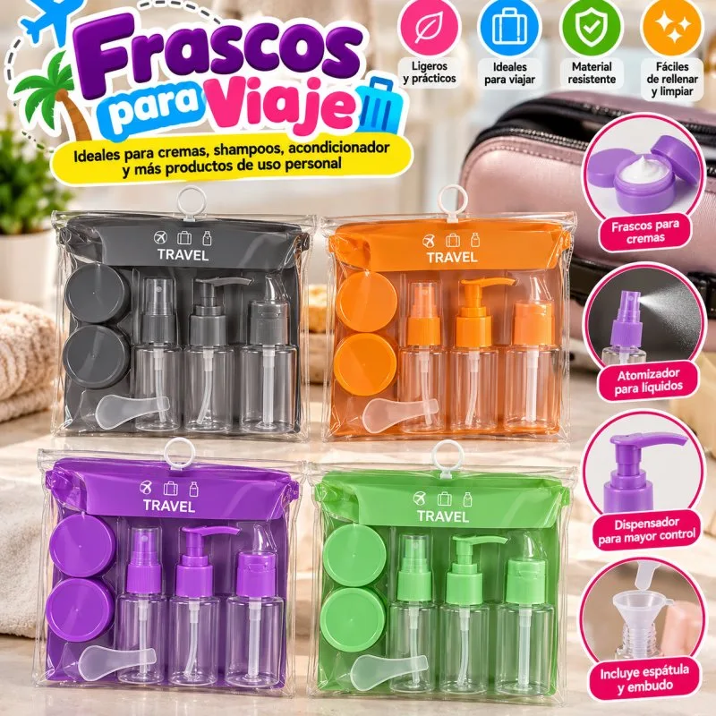 FRASCOS PARA VIAJE