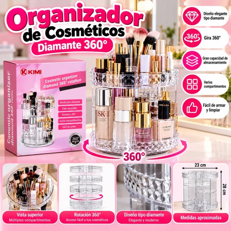 ORGANIZADOR COSMETICOS