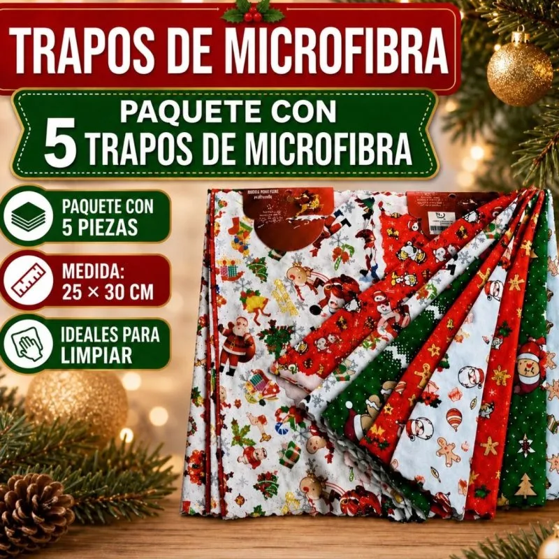 PAQUETE  TRAPO NAVIDEÑO