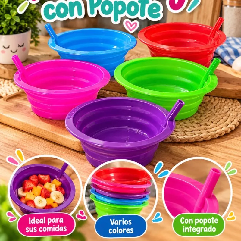 PLATO  CON POPOTE