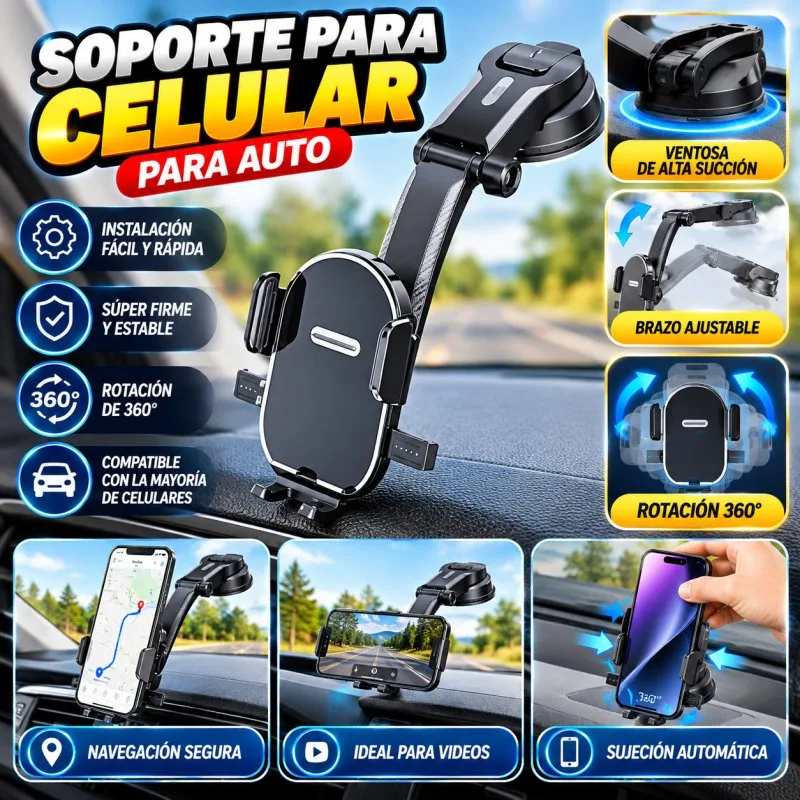 SOPORTE CELULAR AUTO