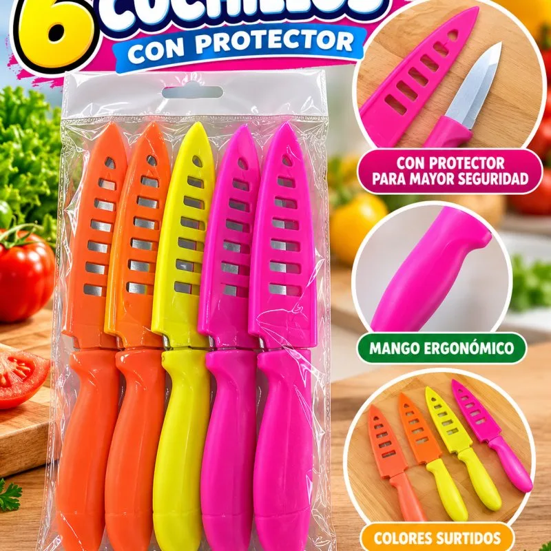 PAQUETE 6 CUCHILLOS