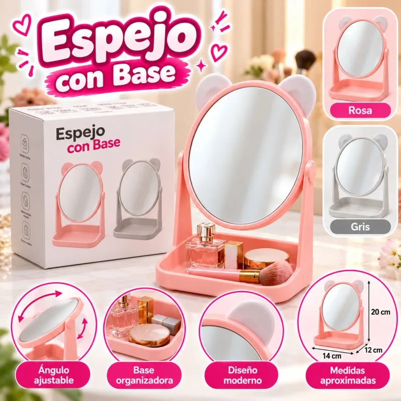 ESPEJO CON BASE
