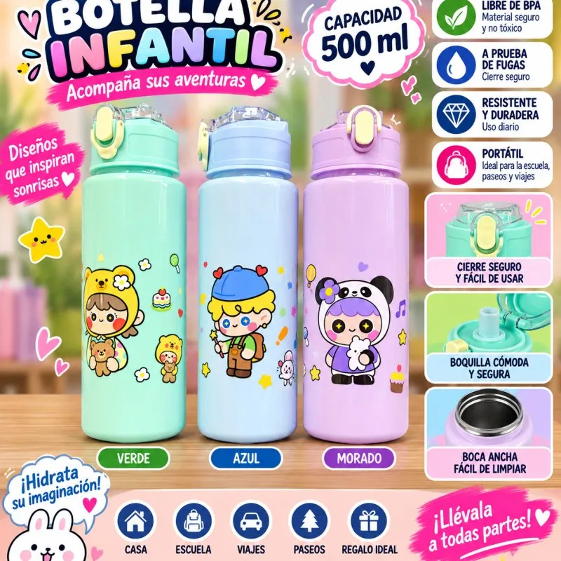BOTELLA INFANTIL 500 ml